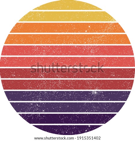 vintage retro striped sunset graphics.
you can edit and use in your projects (t-shirt,POD,book cover,logo…).