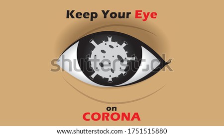 Similar – Image, Stock Photo KEEP AN EYE ON green eye