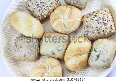 Assorted Bun Roll Bread Mix Platter