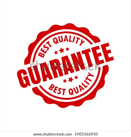 Best Quality Guarantee Red Seal Isolated Vector