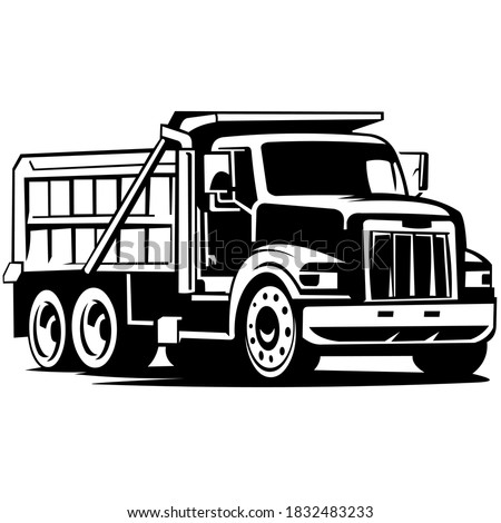 Download Dump Truck Silhouette At Getdrawings Free Download