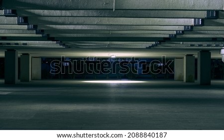 Similar – Image, Stock Photo Subway parking lot in New York.