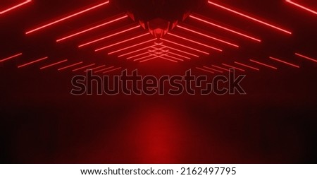 Similar – Image, Stock Photo Red laser show on the stage of a nightclub with bright, sparkling beams