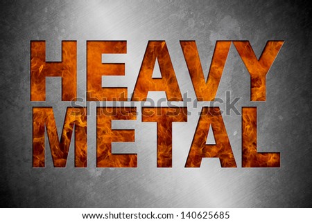 Cut out Heavy metal and fire background and banner great for your website or printed material.