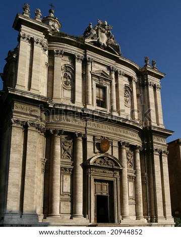 An old church in the heart of Rome