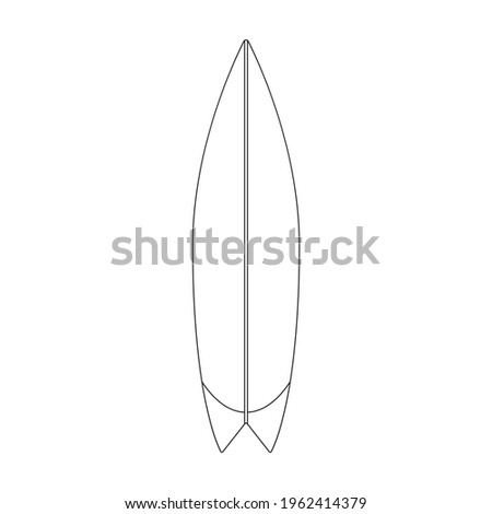 Download Surfboard Outline Vector At Getdrawings Free Download