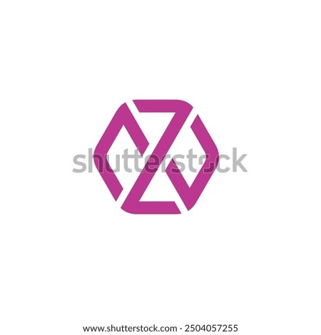 Hexagon Letter X logo design vector template