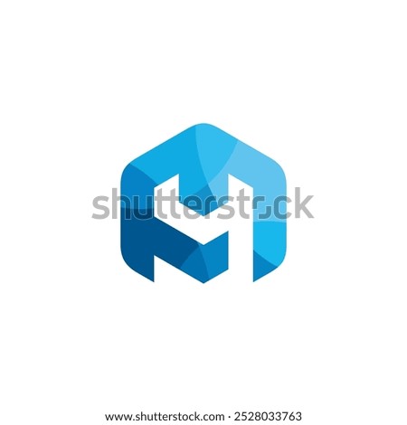 Letter Y Hexagon Logo design vector template