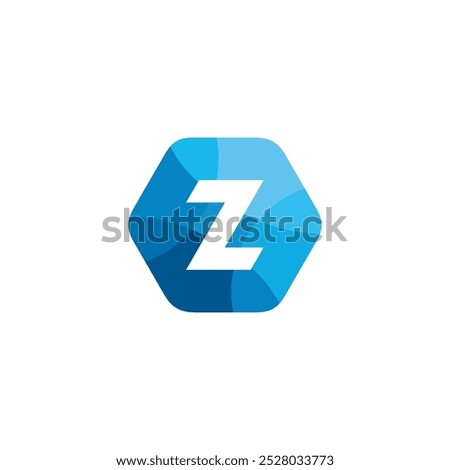 Letter Z Hexagon Logo design vector template