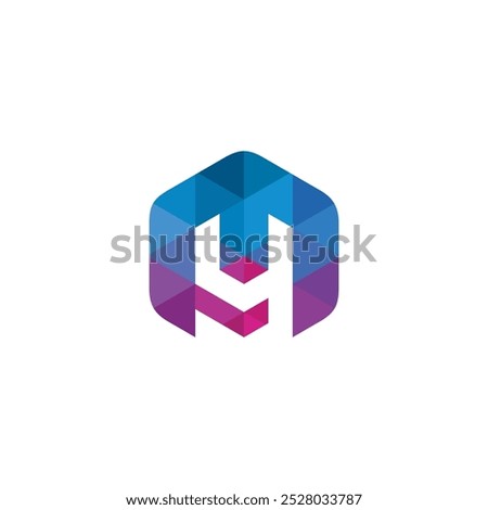 Letter Y Hexagon Logo design vector template