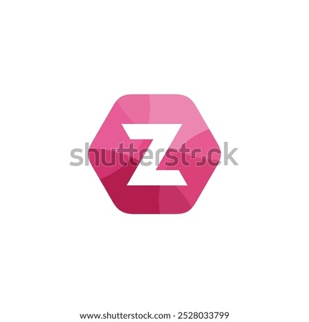 Letter Z Hexagon Logo design vector template