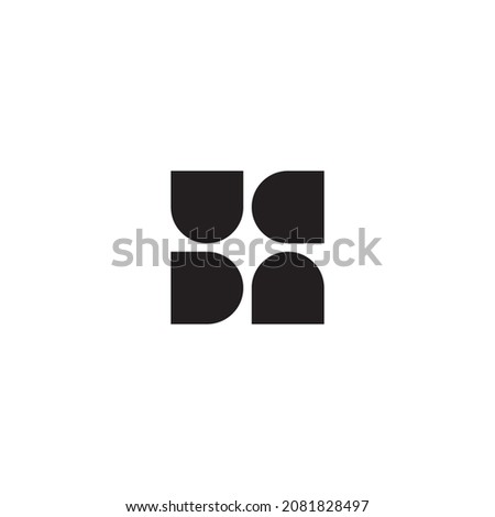 
four windows, simple symbol box vector logo