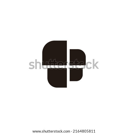 Four diamonds, windows geometric symbol simple logo vector