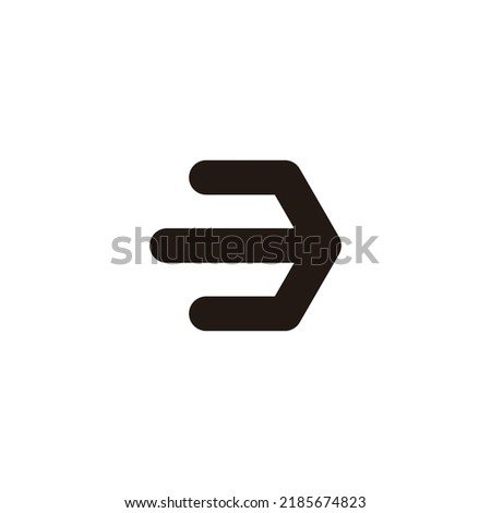 Number 3 shaped hexagon, outline geometric symbol simple logo vector