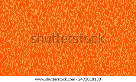 Abstract Fire Background. Abstract flame Background. doodle fire background. Fire Pattern background. Fire flame pattern. 