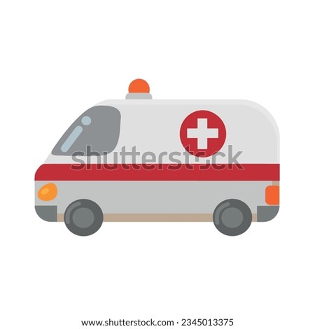 Ambulance car icon clipart avatar logotype isolated vector illustration
