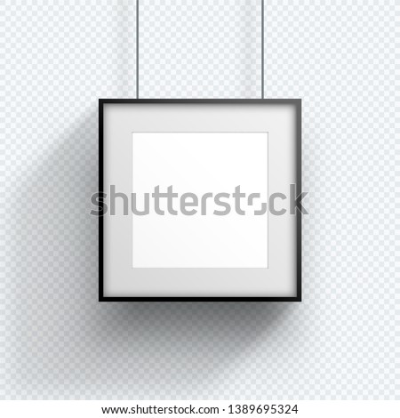 Photo Frame Single Hanging Down Square Design

