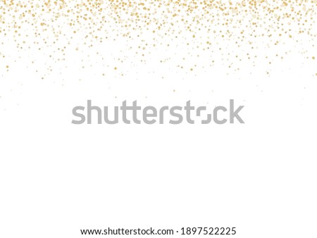 Gold Falling Glitter Confetti Celebration Party Background