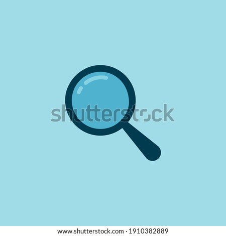 Magnifying Glass icon vector. loupe zooming icons illustration. Web or app search icon illustration template