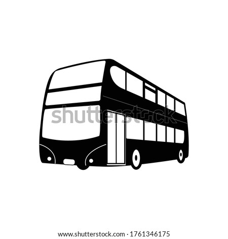 Bus icon vector, solid logo illustration, pictogram isolated on white