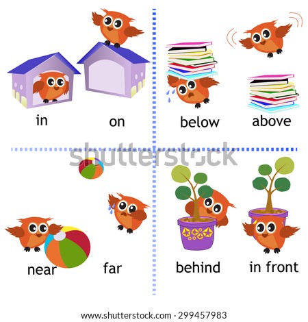 Preposition grammar with Owl motion for preschool