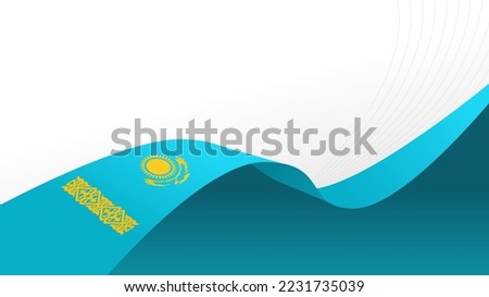 Kazakhstan independence day celebration background.