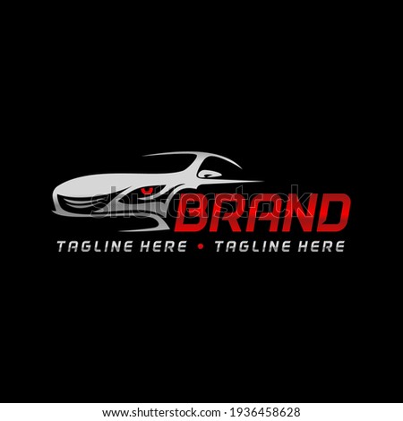 automotive sport car racing logo tamplate
