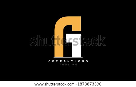 Abstract Letter A and number 1 Linked Logo. Flat Vector Logo Design Template