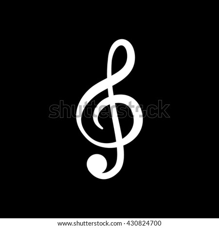treble clef music vector icon ez canvas treble clef background
