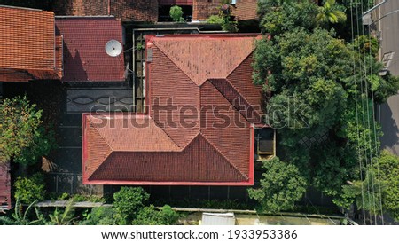 Similar – Foto Bild Giebelkreuz Haus Dach