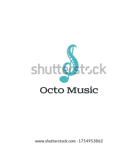 octopus music logo design inspiration