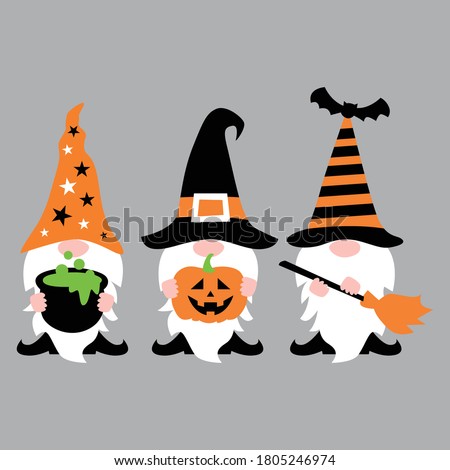 Halloween Gnome t shirt design vector