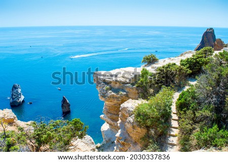 Cape Fiolent on Crimea peninsula, landscape, nature Stock foto © 