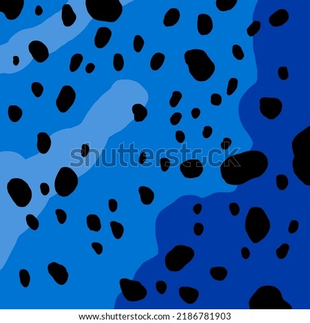 Blue and Black Dotted Poison Dart Frog Pattern Texture ストックフォト © 