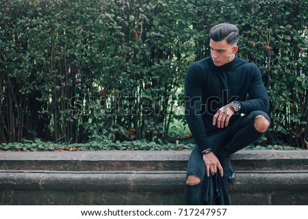 Similar – Image, Stock Photo Fashion-Portraits einer jungen Frau
