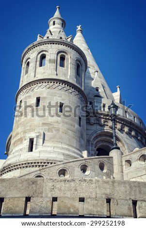 View of the Fisherman\'s Bastion in Budapest