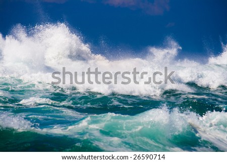 powerful ocean wave