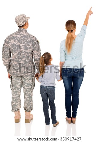 Similar – Image, Stock Photo Rear view soldiers