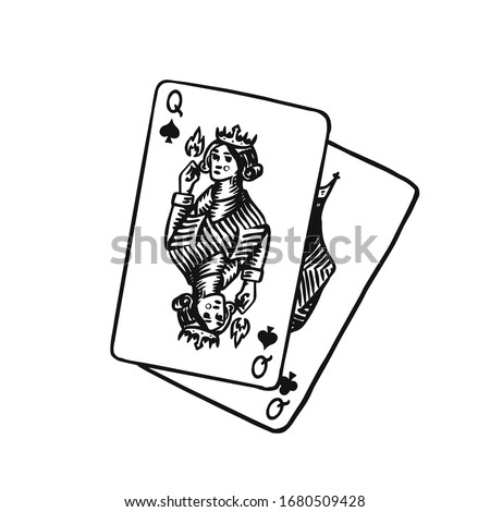 Queen Of Hearts Card Drawing At Getdrawings Free Download