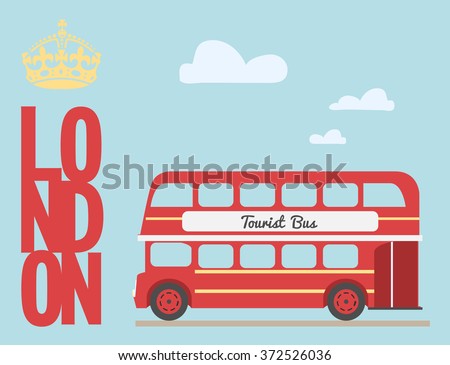 Double Decker Bus Free Vector | 123Freevectors