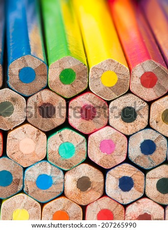 Macro background of the pencil as an element for design. High resolution.