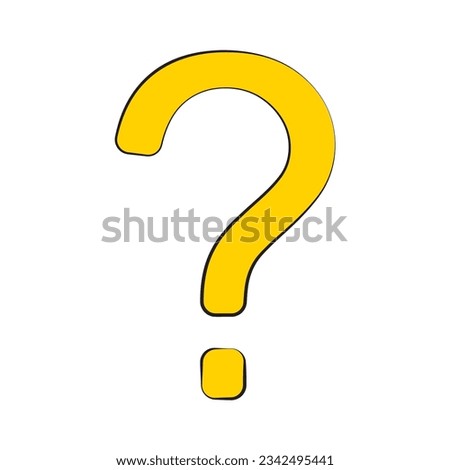 question mark icon design with white background isolated.