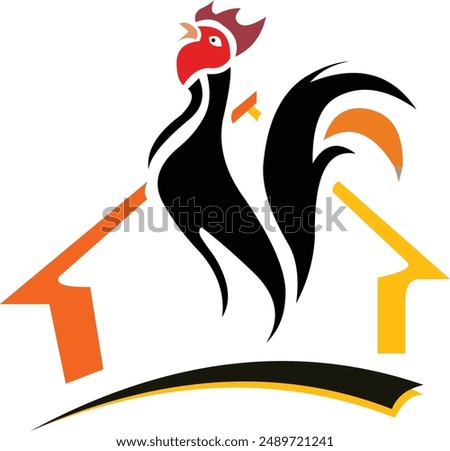 suitable for a business logo related to chickens. For example, a fried chicken business, fried chicken, or chicken keeping and so on