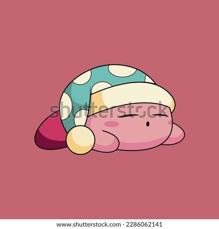 A cute 2D Game Character - Kirby