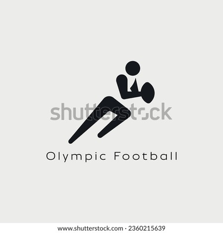 Vector illustration of olympic football