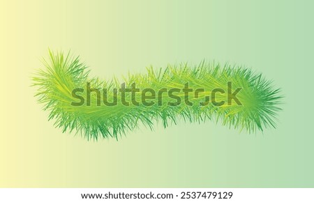 Abstract Green tree shape atrs