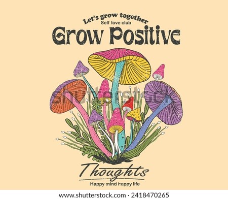Similar – Image, Stock Photo Let thoughts grow | Plant grows from head silhouette