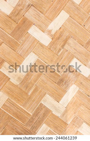 bamboo weave pattern as background, bamboo texture, bamboo handcraft