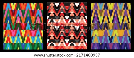 Seamless geometric ethnic zigzag pattern, Seamless fabric texture, Valentino Optical-check pattern