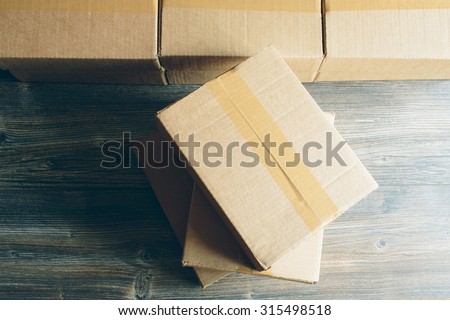 package on the table